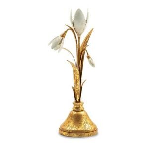 Snowdrop Candle Holder - Short