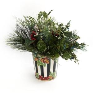 Highland Holiday Poinsettia Pot