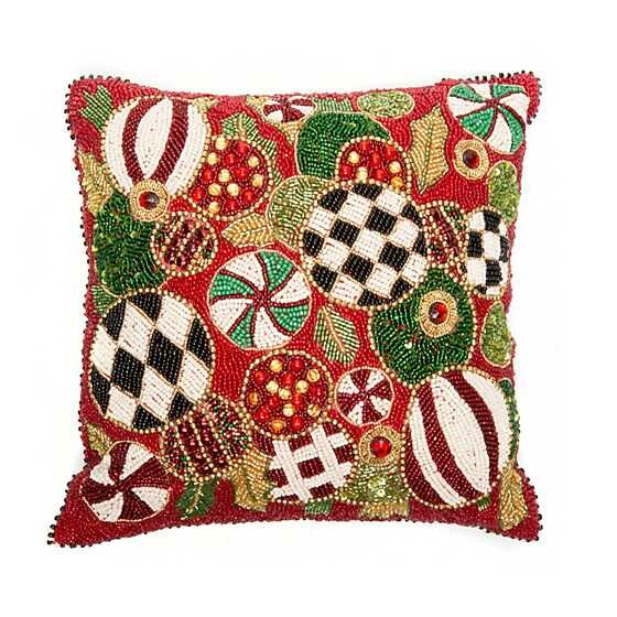 Jolly Ornaments Pillow