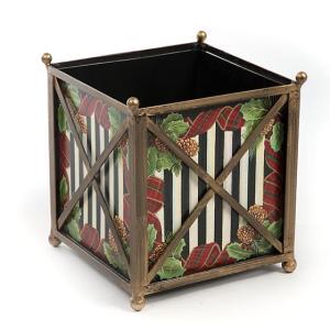 Highland Holiday Square Planter