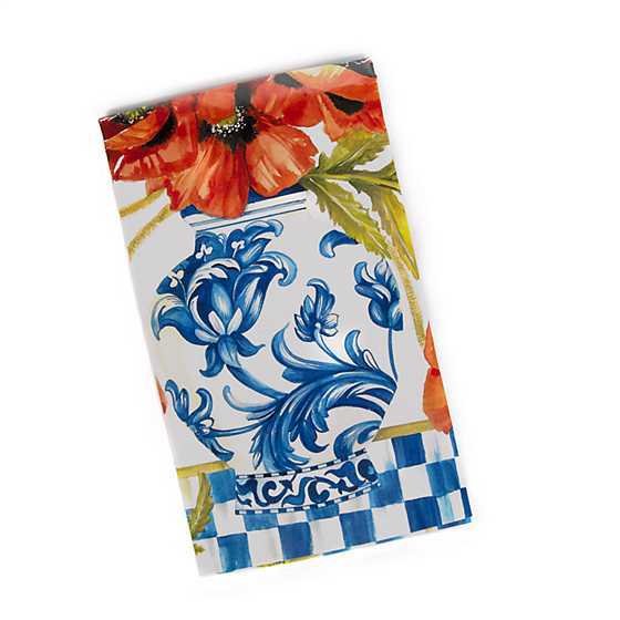 Ming Poppies Paper Napkins - Guest