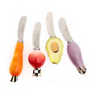 Vegetable Canape Knives - Set of 4