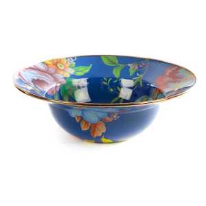 Flower Market Serving Bowl - Lapis