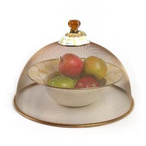 Parchment Check Mesh Dome - Large