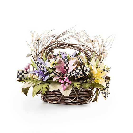 Butterfly Garden Basket Arrangement