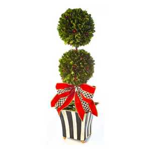 Classic Courtly Boxwood Topiary - Large