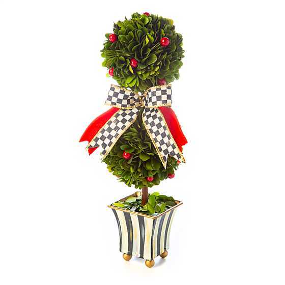 Classic Courtly Boxwood Topiary - Small