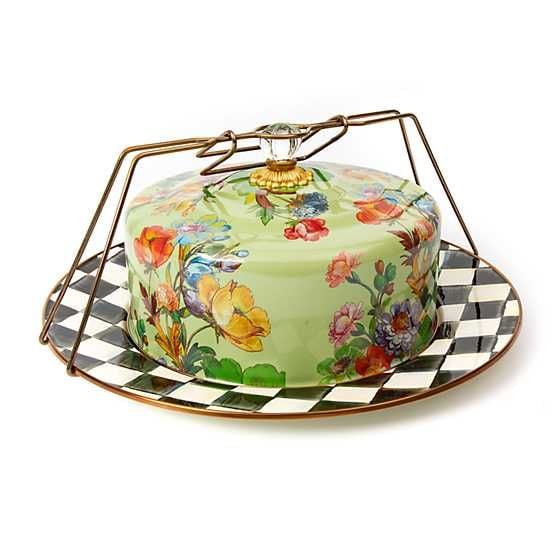 Flower Market Cake Carrier - Green