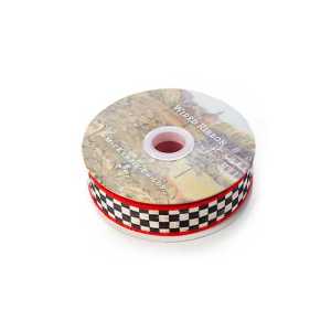 Courtly Check 1'' Ribbon - Red