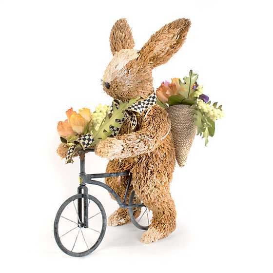 Farmhouse Garden Bunny on Bike