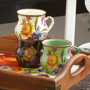 Flower Market Mug - Black