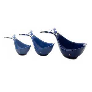 Big Blue Nesting Bowls - Set of 3