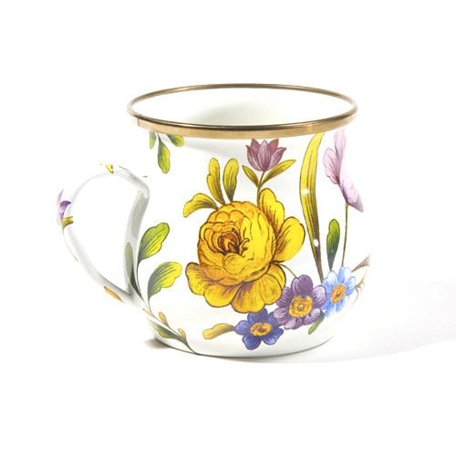 Flower Market Mug - White