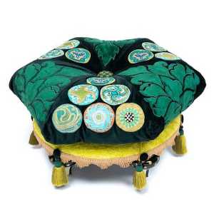 Emerald Footstool