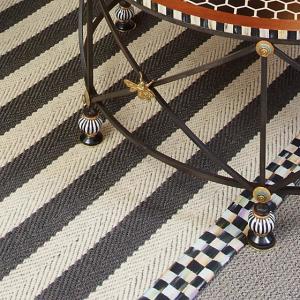 Stripe Wool/Sisal Rug - 5' x 8'