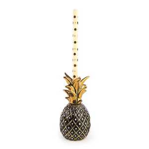 Pineapple Candle Holder - Large - Black