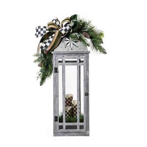 Farmhouse Fireside Lantern Arrangement