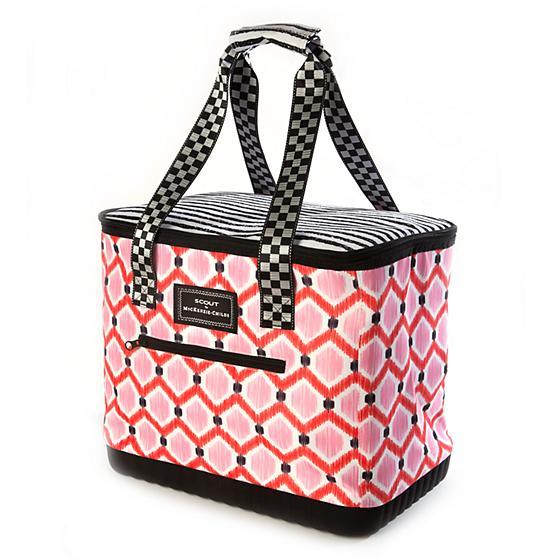 The Boat Tote - Ikat Pink