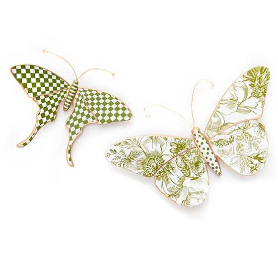 Butterfly Duo Wall Decor - Green