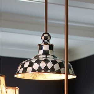 Courtly Check 12'' Barn Pendant Lamp - Turkey