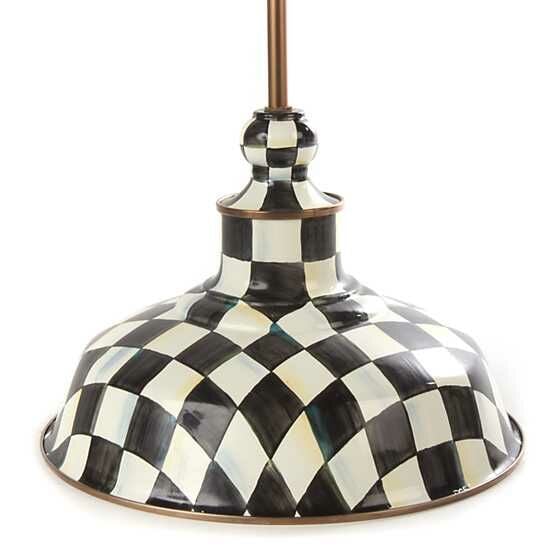Courtly Check 12'' Barn Pendant Lamp - Turkey