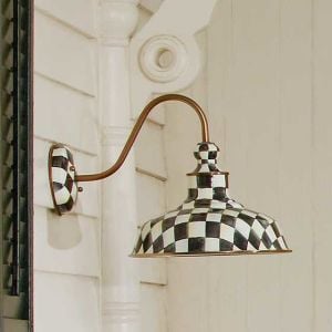 Courtly Check 12'' Barn Sconce - Turkey