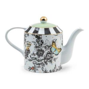 Butterfly Toile Teapot