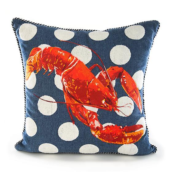 Lobster Outdoor Accent Pillow