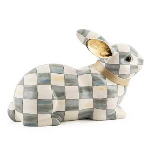 Sterling Check Resting Bunny