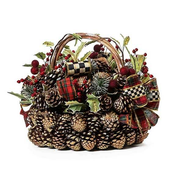 Tartastic Pinecone Basket Arrangement