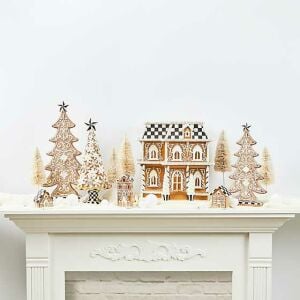 Gingerbread Illuminated Mini Houses - Set of 3