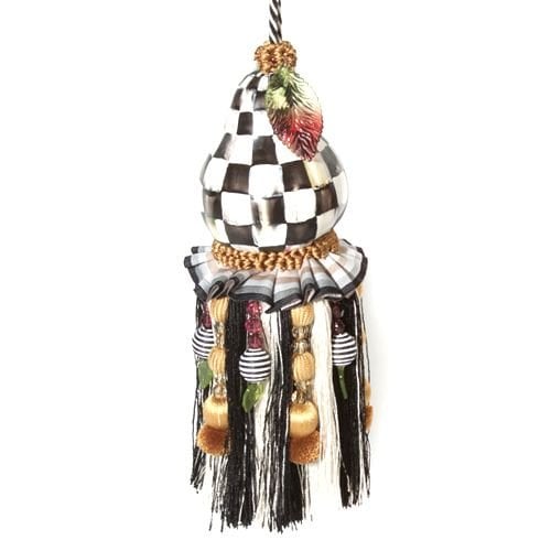 Courtly Check Pear Tassel