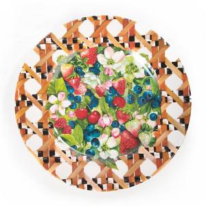 Berries & Blossoms Buffet Plates - Set of 4