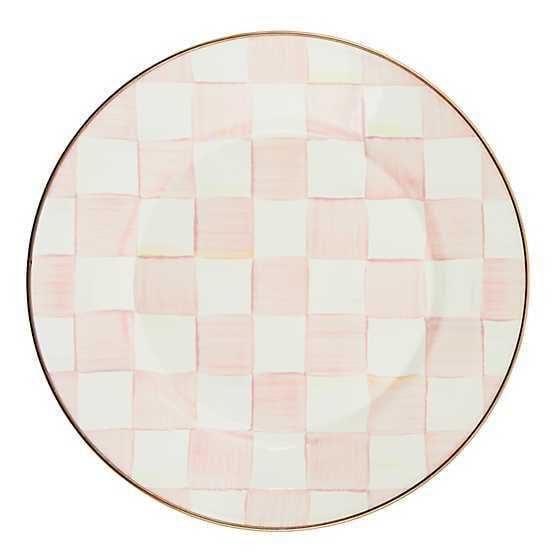 Rosy Check Dinner Plate