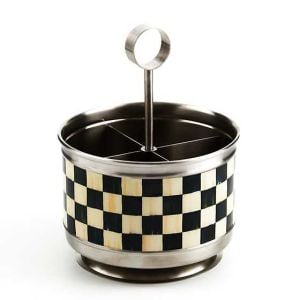 Supper Club Flatware Caddy - Courtly Check