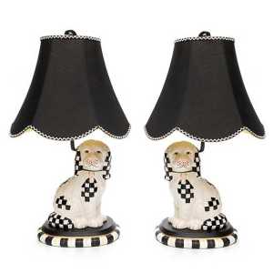 Staffordshire Dog Lamps - Set of 2