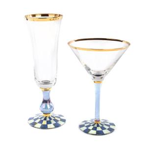 Royal Check Champagne Flute