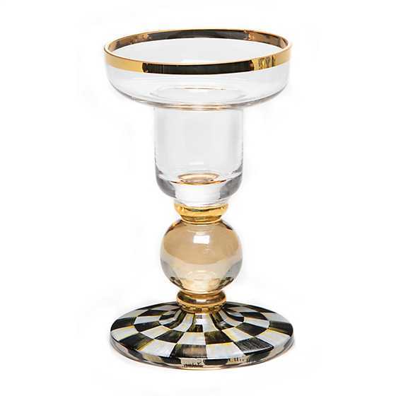 Courtly Check Sphere Candlestick - Small