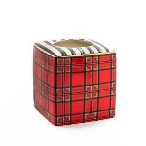 Tartan Boutique Tissue Cover - Red