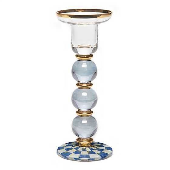 Royal Check Sphere Candlestick - Large
