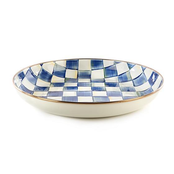 Royal Check Enamel Abundant Bowl