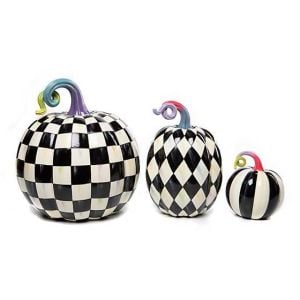 Fortune Teller Courtly Stripe Pumpkin - Small