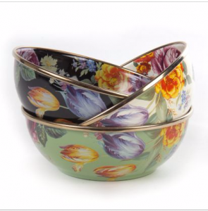 Flower Market Everyday Bowl - White