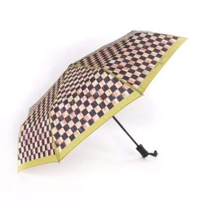 Courtly Check Travel Umbrella