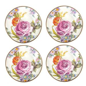 Flower Market Appetizer Plates - Set of 4
