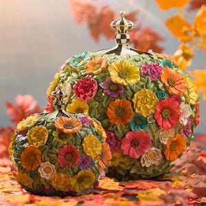 Flower Power Pumpkin - Medium