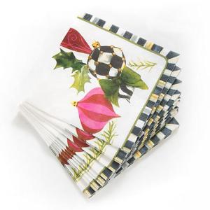 Deck the Halls Paper Napkins - Cocktail