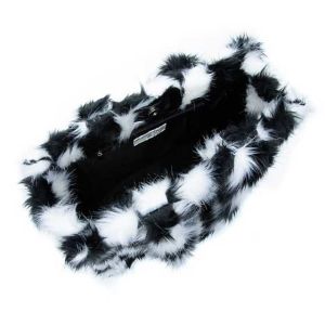 Fab Fur Check Tote