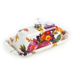 Flower Market Butter Box - White