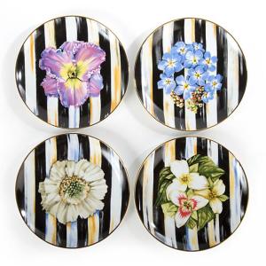 Thistle & Bee Salad Plate - Forget-Me-Not